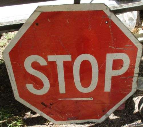 MAN CAVE VINTAGE ROAD SIGNS AT R350 EACH