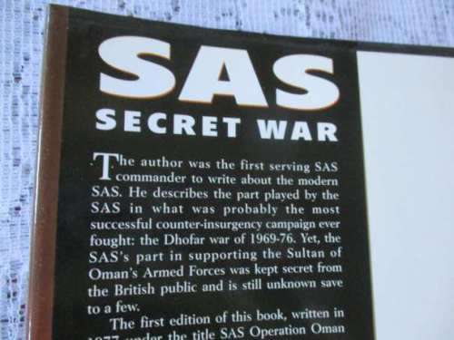 SAS SECRET WAR - CODENAME OPERATION STORM - MAJOR GENERAL TONY JEAPES CB OBE MC