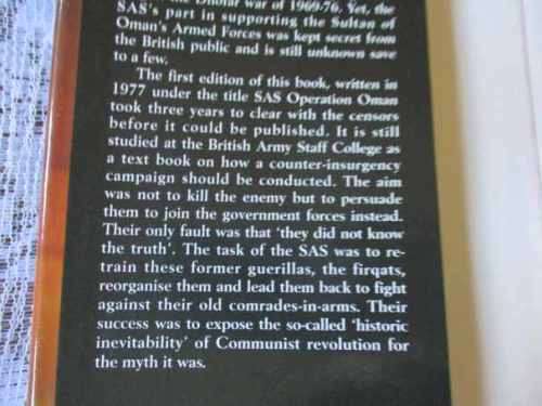 SAS SECRET WAR - CODENAME OPERATION STORM - MAJOR GENERAL TONY JEAPES CB OBE MC