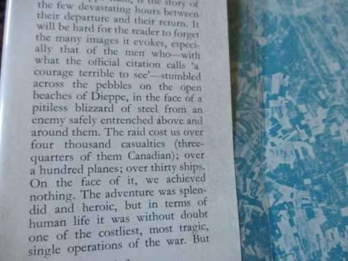 DIEPE AT DAWN - THE STORY OF THE DIEPPE RAID - R W THOMPSON