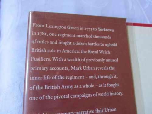 FUSILIERS - EIGHT YEARS WITH THE REDCOATS IN AMERICA - MARK URBAN