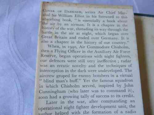 COVER OF DARKNESS - RODERICK CHISHOLM C.B.E. , D.S.O. , D.F.C.