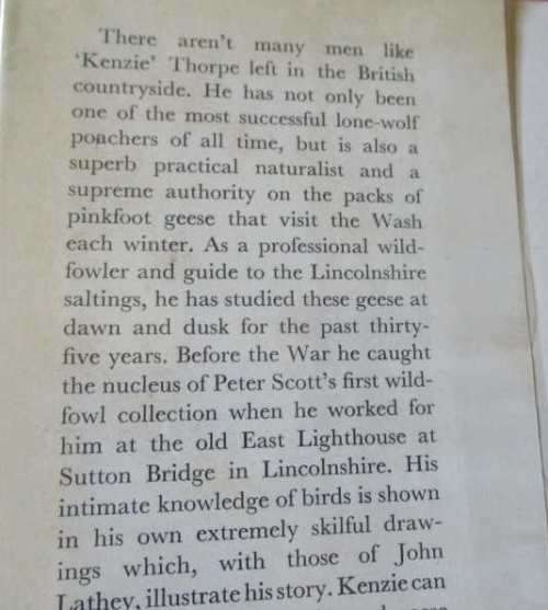 KENZIE - THE WILD-GOOSE MAN - A BIOGRAPHY BY COLIN WILLOCK