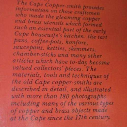 THE CAPE COPPER-SMITH - MARIUS LE ROUX