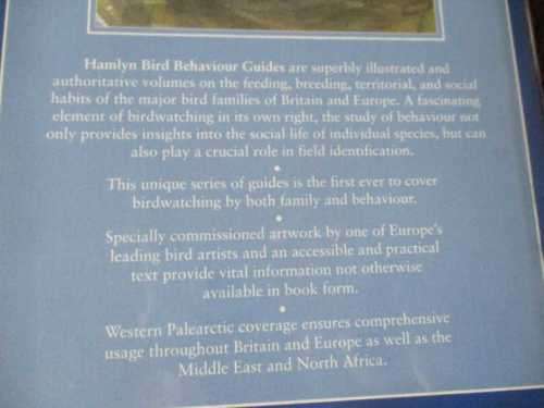 BIRDS OF PREY - NICHOLAS HAMMOND & BRUCE PEARSON - HAMLYN BIRD BEHAVIOUR GUIDES