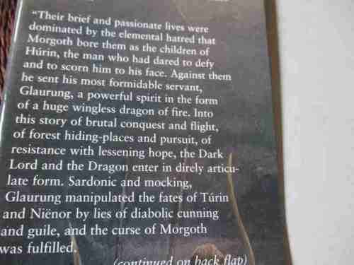 THE CHILDREN OF HURIN - J.R.R. TOLKIEN