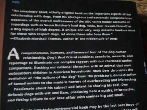 DOG`S BEST FRIEND - ANNALS OF THE DOG-HUMAN RELATIONSHIP - MARK DERR