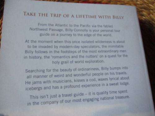 JOURNEY TO THE EDGE OF THE WORLD - ADVENTURES IN THE ARCTIC WILDERNESS - BILLY CONNOLLY