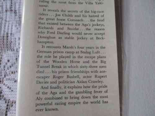 RACING WITH THE GODS - AN AUTOBIOGRAPHY BY MARCUS MARSH