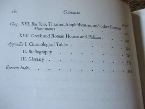 GREEK AND ROMAN ARCHITECTURE - D.S. ROBERTSON - 2ND EDITION