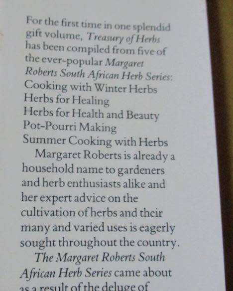 TREASURY OF HERBS - MARGARET ROBERTS