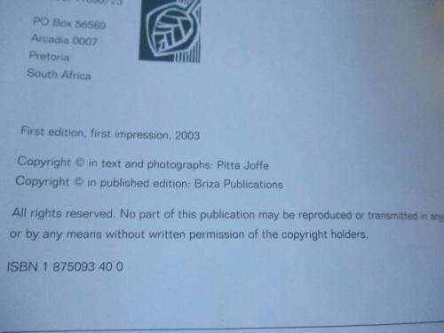 EASY GUIDE TO INDIGENOUS SHRUBS - PITTA JOFFIE