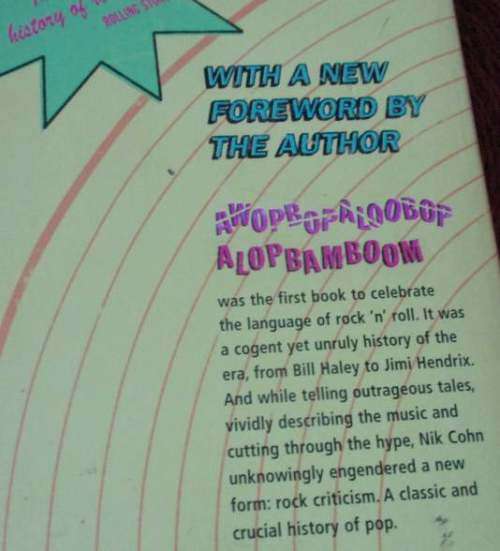 AWOPBOPALOOBOP ALOPBAMBOOM - POP FROM THE BEGINNING - NIK COHN
