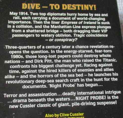 NIGHT PROBE ! - CLIVE CUSSLER