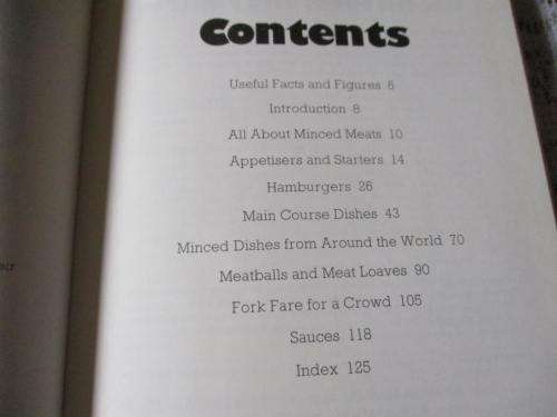MIGHTY MINCE COOKBOOK - JANE TODD - HAMLYN COOKSHELF