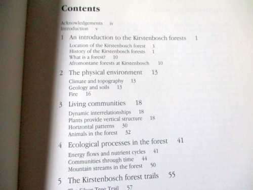 DISCOVERING INDIGENOUS FORESTS AT KIRSTENBOSCH - SALLY ARGENT & JEANETTE LOEDOLFF ( SIGNED )