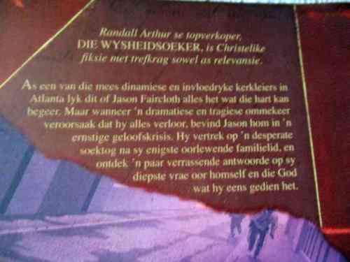 DIE WYSHEIDSOEKER - N` ROMAN - RANDALL ARTHUR