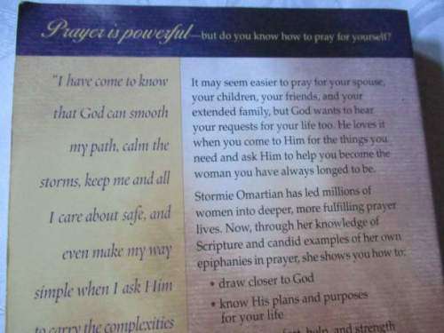 THE POWER OF THE A PRAYING WOMAN - STORMIE OMARTIAN