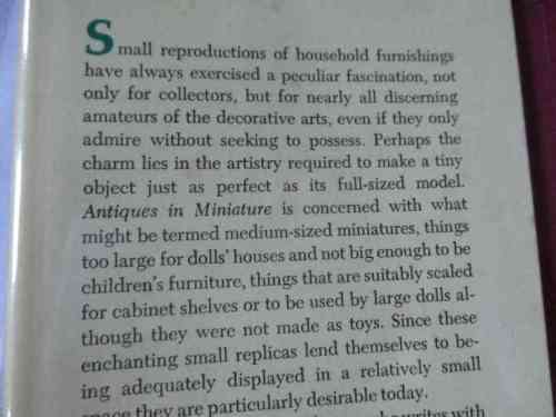 ANTIQUES IN MINIATURE - KATHARINE MORRISON McCLINTON