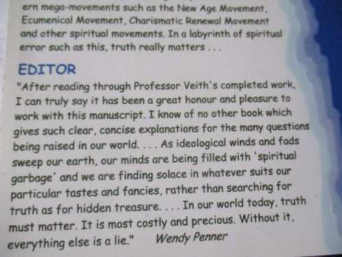 TRUTH MATTERS - ESCAPING THE LABYRINTH OF ERROR - WALTER J VEITH