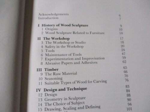 THE TECHNIQUES OF WOOD SCULPTURE - DAVID ORCHARD