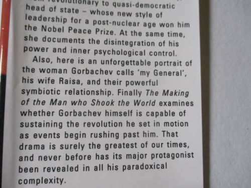 GORBACHEV - THE MAKING OF THE MAN WHO SHOOK THE WORLD - GAIL SHEEHY