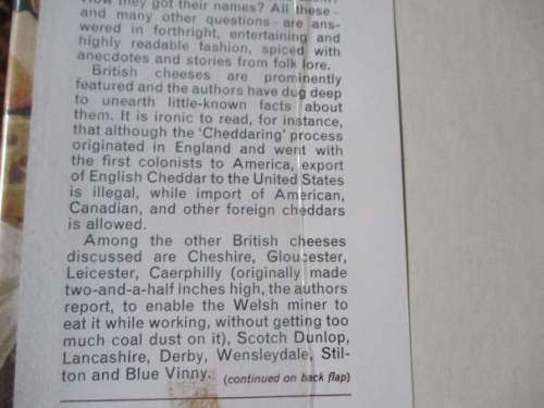 THE CHEESE BOOK - VIVIENNE MARQUIS AND PATRICIA HASKELL