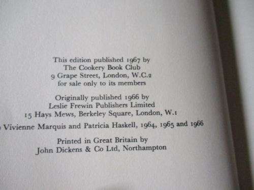THE CHEESE BOOK - VIVIENNE MARQUIS AND PATRICIA HASKELL