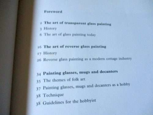 FOLK ART ON GLASS -  MONIKA MULLER