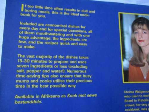 THE SEVEN INGREDIENT COOKBOOK - CHRISTA WELGEMOED