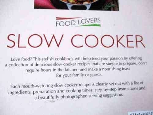 SLOW COOKER - FOOD LOVERS