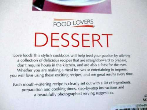 DESSERT - FOOD LOVERS