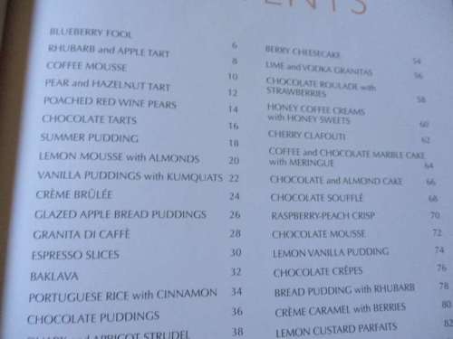 DESSERT - FOOD LOVERS