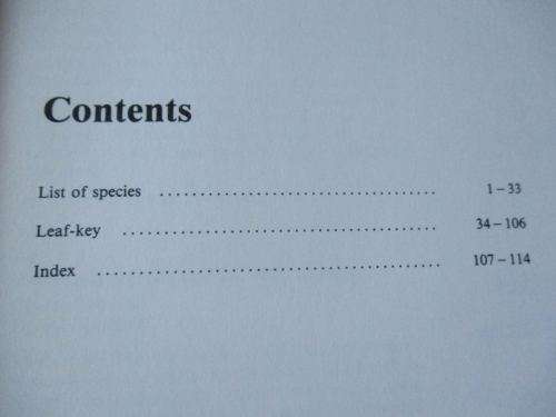 SOUTHERN CAPE TREE GUIDE - F VON BREITENBACH