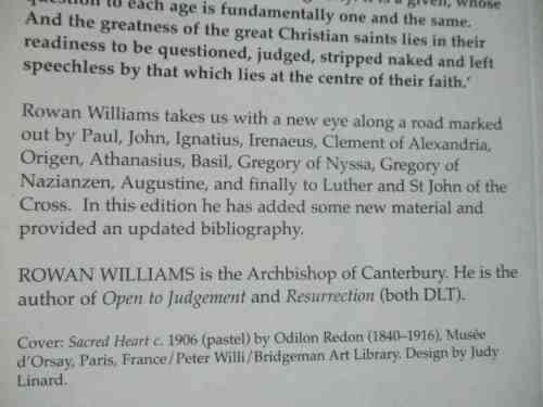 THE WOUND OF KNOWLEDGE - ROWAN WILLIAMS