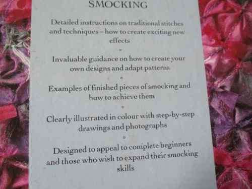 SMOCKING - EMBROIDERY - SKILLS - ANNE ANDREW