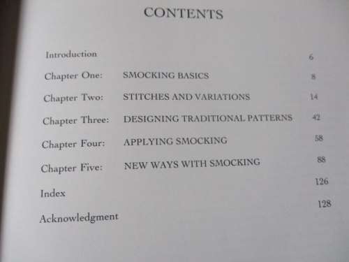 SMOCKING - EMBROIDERY - SKILLS - ANNE ANDREW