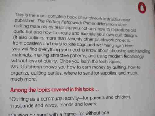 THE PERFECT PATCHWORK PRIMER - BETH GUTCHEON