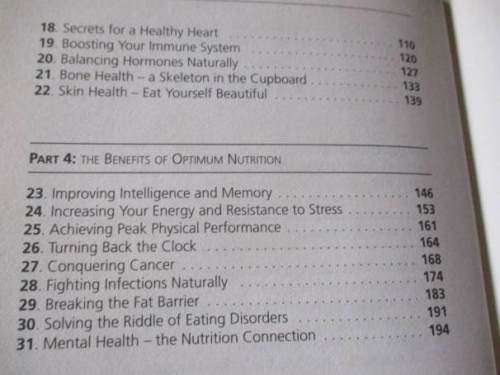 THE OPTIMUM NUTRITION BIBLE  - PATRICK HOLFORD ( HARDCOVER )