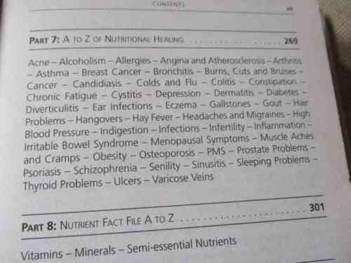 THE OPTIMUM NUTRITION BIBLE  - PATRICK HOLFORD ( HARDCOVER )