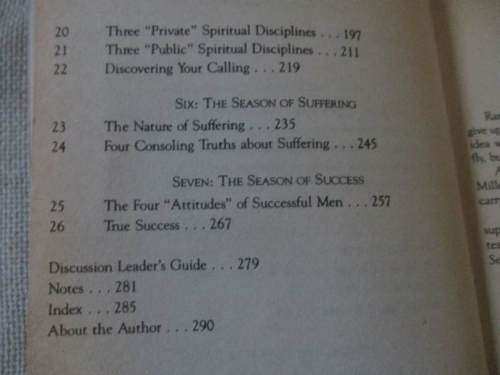 THE SEVEN SEASONS OF A MAN`S LIFE - EXAMINING THE UNIQUE CHALLENGES MEN FACE - PATRICK M MORLEY