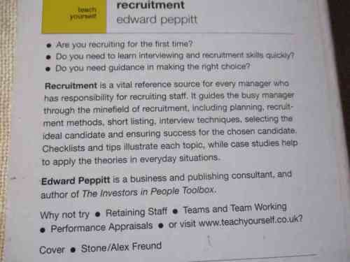 TEACH YOURSELF RECRUITMENT