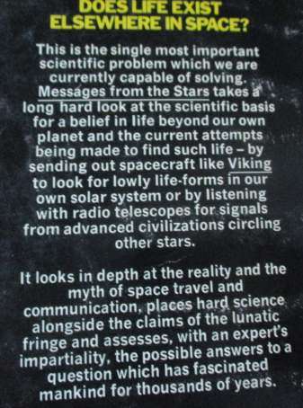 MESSAGES FROM THE STARS - COMMUNICATION & CONTACT WITH EXTRA-TERRESTRIAL LIFE - A SCIENTIFIC VIEW -