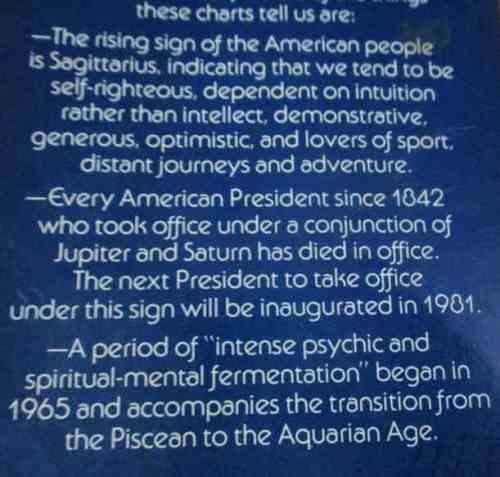 THE ASTROLOGY OF AMERICA`S DESTINY - A BIRTH CHART FOR THE UNITED STATES OF AMERICA - DANE RUDHYAR