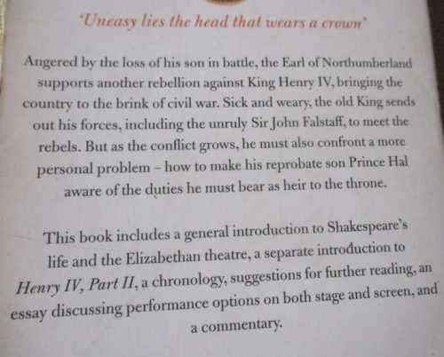 HENRY IV PART 2 - WILLIAM SHAKESPEARE