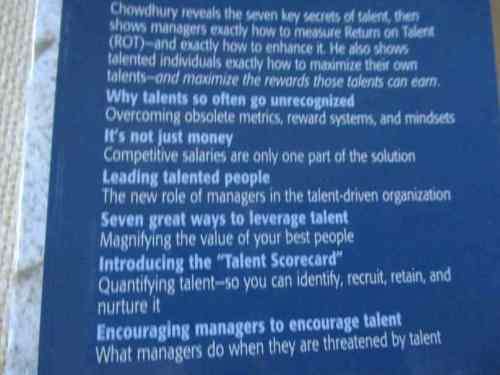 THE TALENT ERA - ACHIEVING A HIGH RETURN ON TALENT - SUBIR CHOWDHURY