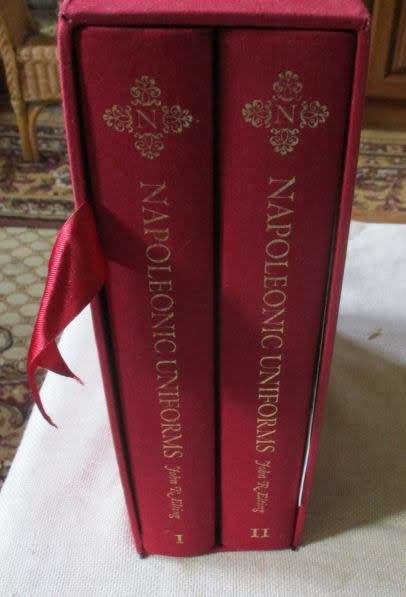 NAPOLEONIC UNIFORMS - A UNIQUE, UNPRECEDENTED REFERENCE WORK BY JOHN R ELTING, ILLUSTRATED BY
