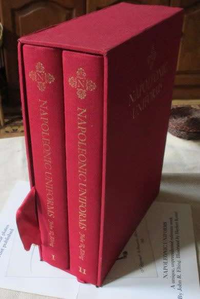 NAPOLEONIC UNIFORMS - A UNIQUE, UNPRECEDENTED REFERENCE WORK BY JOHN R ELTING, ILLUSTRATED BY