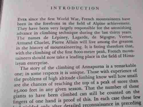 ANNAPURNA - THE EPIC ACCOUNT OF A HIMALAYN CONQUEST AND IT`S HARROWING AFTERMATH - MAURICE HERZOG