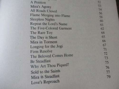 MIRA - THE DEVINE LOVER - V.K. SETHI
